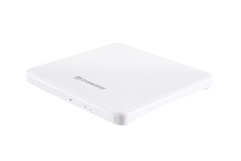 Transcend Extra Slim Portable CD / DVD Writer ( Black | White ...