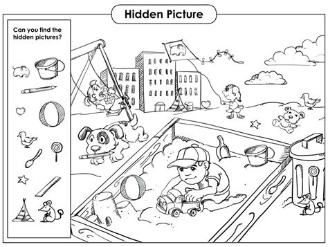 Hidden Object Games Printable