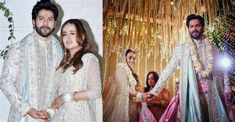 Varun Dhawan shares first image of wedding with Natasha Dalal