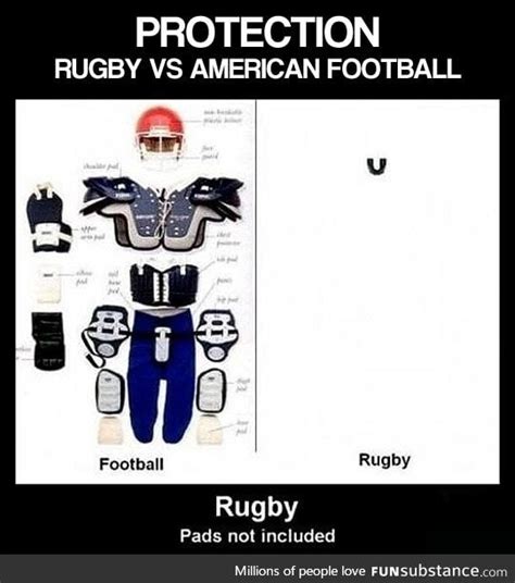 Rugby vs. American football - FunSubstance