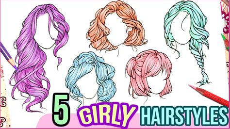 Hairstyle Girl Drawing - Hairstyls for men and girls