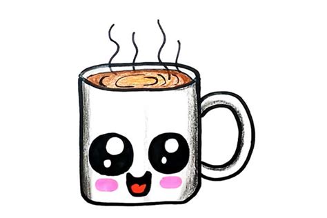 Coffee Cup Drawing: Easy, Cute, From Kids and Step By Step