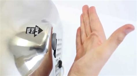 MAXBLAST Hand Dryer Product Demonstration - YouTube