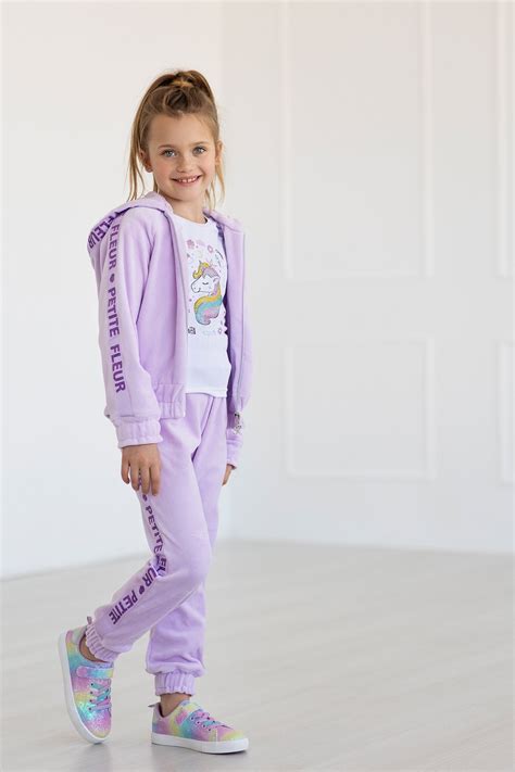 Girls tracksuit velvet purple colour kids tracksuit girls | Etsy