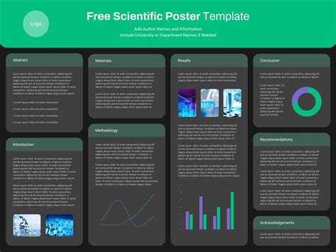 Free Scientific Poster PowerPoint Template - SlideBazaar