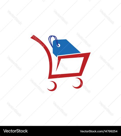 Shopping cart sale logo Royalty Free Vector Image