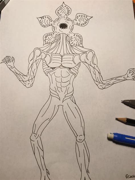 My second demogorgon drawing, hope you guys like it as much as the ...