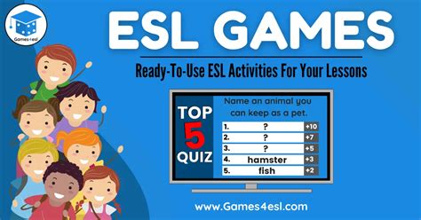 100 ESL Games | Ready-To-Use Games To Teach English | Games4esl