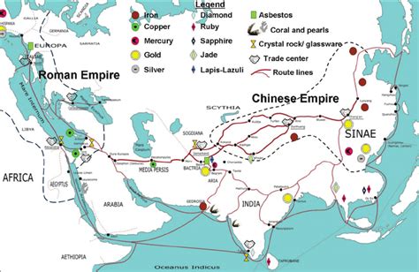 Classical Era Silk Road Map