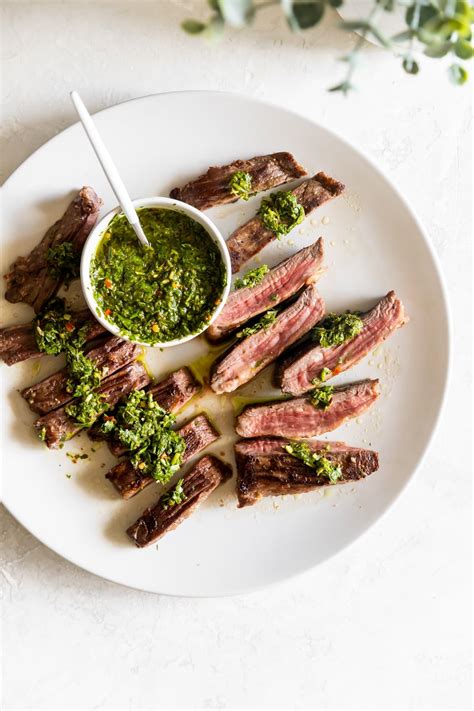 Cuban-Style Churrasco with Chimichurri Sauce - A Sassy Spoon