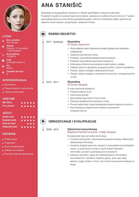 Kako napraviti moderan CV? - CVmaker.rs