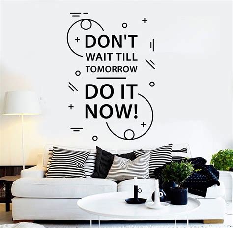 Vinyl Wall Decal Motivation Quote Inspire Room Stickers Mural Unique G ...