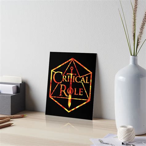 "Critical Role Fire Logo " Art Board Print by Themagicianfox | Redbubble