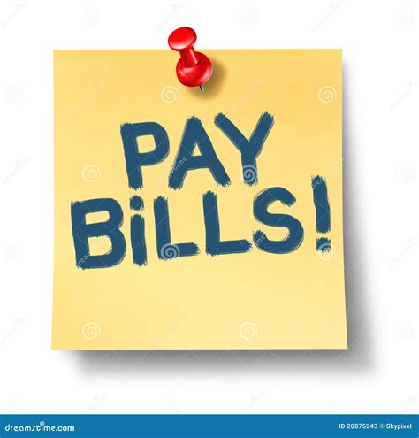 Pay bills stock illustration. Illustration of debt, usiness - 20875243