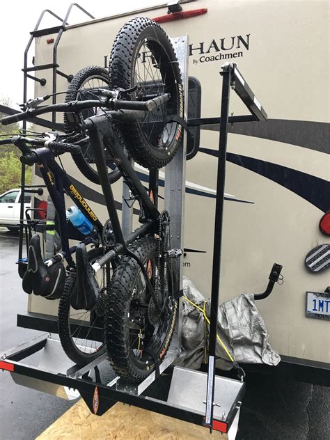 KR2B56 FIFTH WHEEL & Motorhome vertical rack Fits Kayaks, and bikes ...