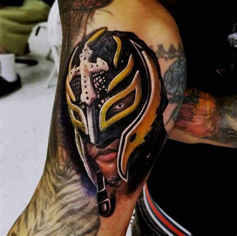 Stunning Rey Mysterio Tattoo Design