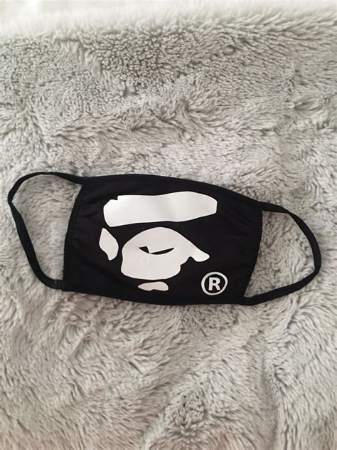 Bape Face Mask Glow in the Dark Designer Hype Beast Adjustable | Etsy