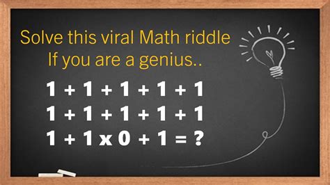 Math Riddles with Answers: Only High IQ Genius Can Solve These