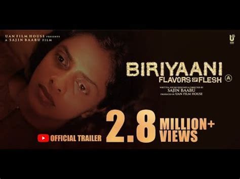 Biriyaani Malayalam Movie Official Trailer | Kani Kusruti | Sajin Baabu ...