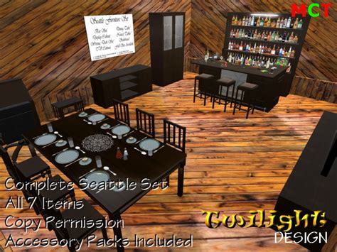 Second Life Marketplace - TDF003 - Full Seattle Furniture Set