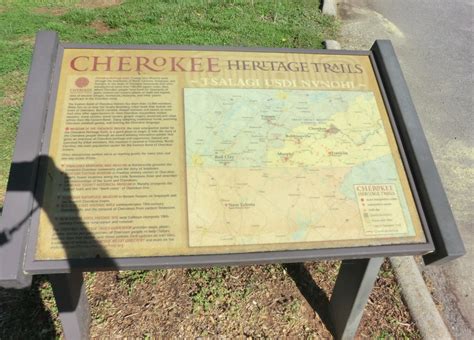 Photo: Cherokee Heritage Trails Marker