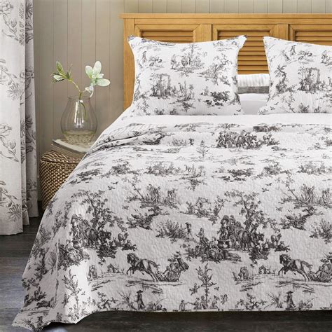 Classic Toile Black by Greenland Home Fashions - BeddingSuperStore.com