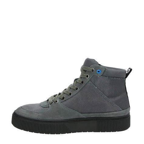 Diesel S-Danny MC II suède sneakers grijs | wehkamp