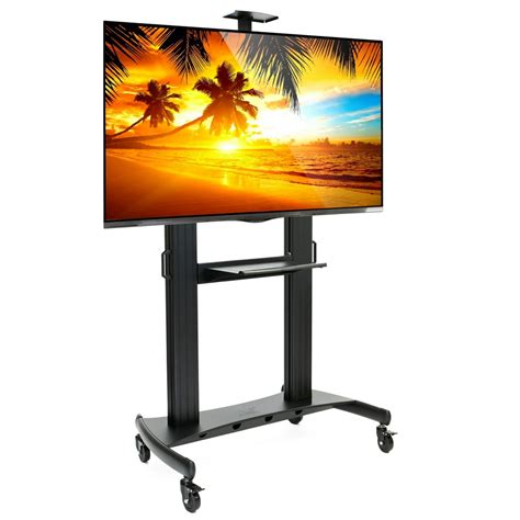 Rolling TV Stand Mobile TV Cart for 60" - 100" Flat Screen, LED, LCD ...