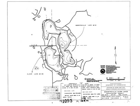 Lake depth maps: Minnesota DNR