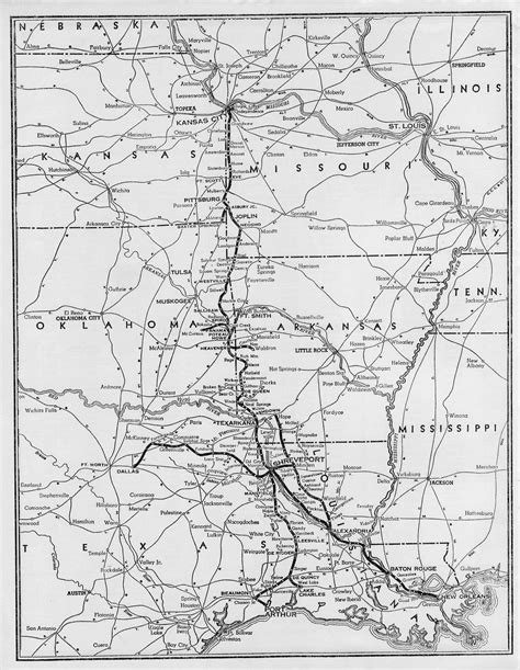 Kansas City Southern Railway Map