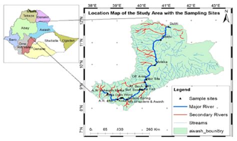 Location Map of Awash river basin. | Download Scientific Diagram