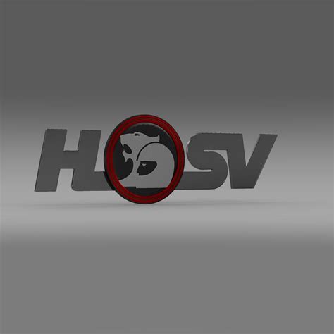 HSV Logo 3D Model - FlatPyramid