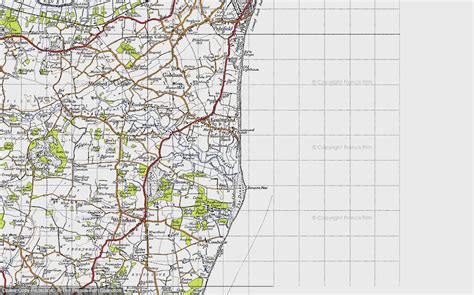 Historic Ordnance Survey Map of Kessingland Beach, 1946