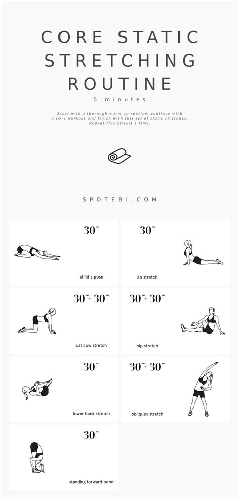 Core Static Stretching Exercises