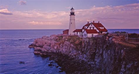 Portland lighthouse stock photo. Image of awesome, historic - 11879934