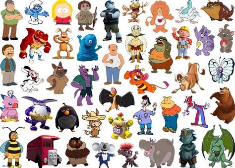 Click the 'B' Cartoon Characters III Quiz - By ddd62291