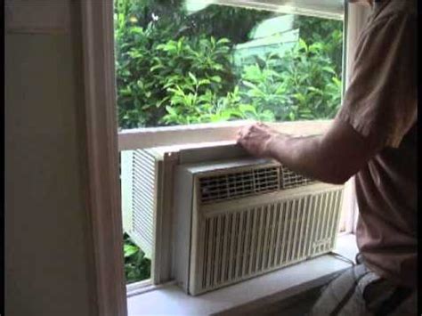 How to Install a Window A/C Unit - YouTube