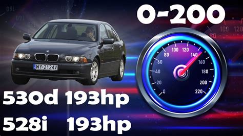 BMW 528i vs 530d (Both 193hp) Gasoline vs Diesel Side by side ...