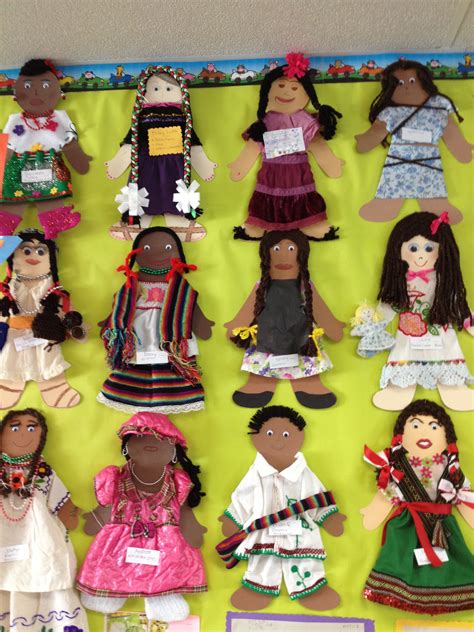 Multicultural dolls. I had my preschool parents do this at home with ...