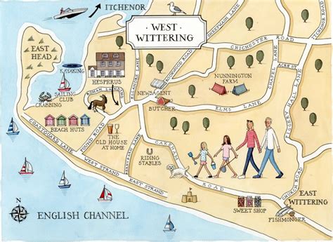 West Wittering Map — Camilla Charnock