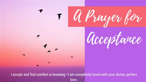 A Prayer for Acceptance | Christian Meditation