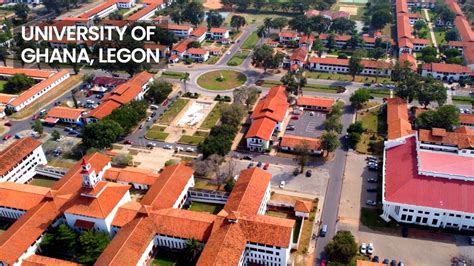 Drone Shot of UNIVERSITY OF GHANA LEGON CAMPUS - [4K] Aerial Footage of ...