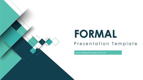 Formal Slides Powerpoint Templates - Aqua / Cyan, Business & Finance ...