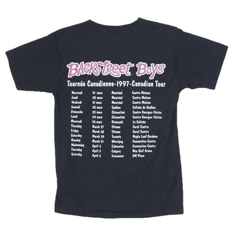 1996 Vintage Backstreet Boys Canadian Tour T-Shirt S.… - Gem