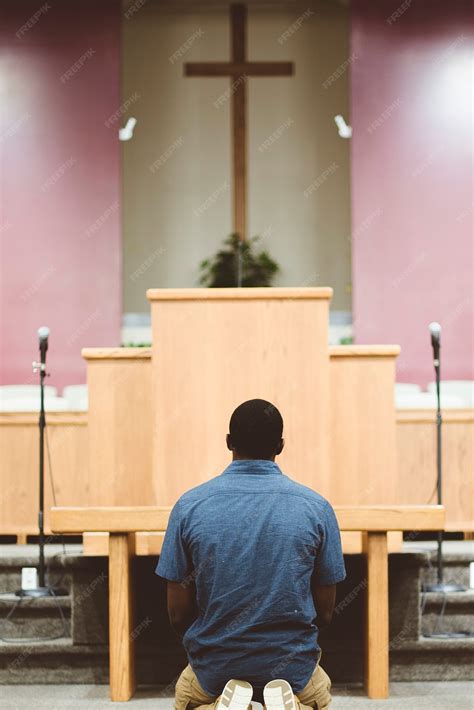 Free Photo | A vertical shot of an african american man praying in the ...