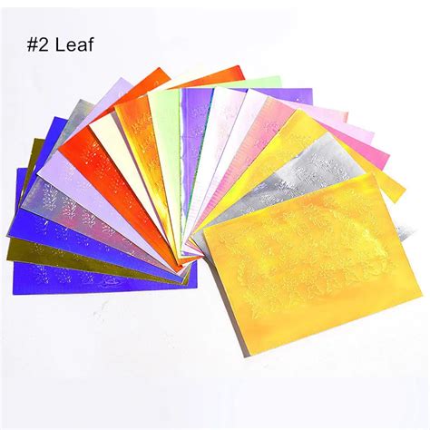 Flame Nail Art Stickers Decals 16 Sheets /Set Nails Decorations Foil ...