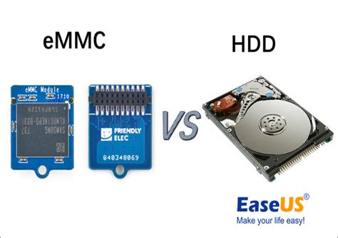 eMMC VS HDD: Which Is Better & How to Choose It