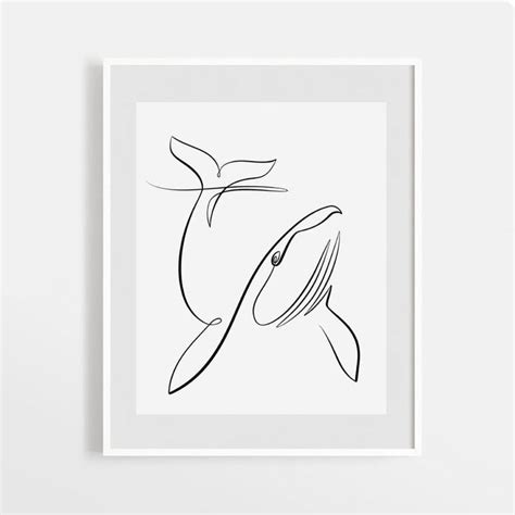 Pin on Линии | Whale art, Line art drawings, Minimalist drawing