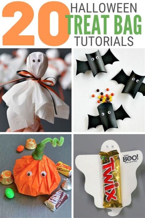 How to Make 20 Halloween Treat Bags to Give as Gifts