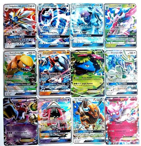 Pokemon Card 12 piece Flash Pokemon Mega Evolution,Pokemon XY Sun ...